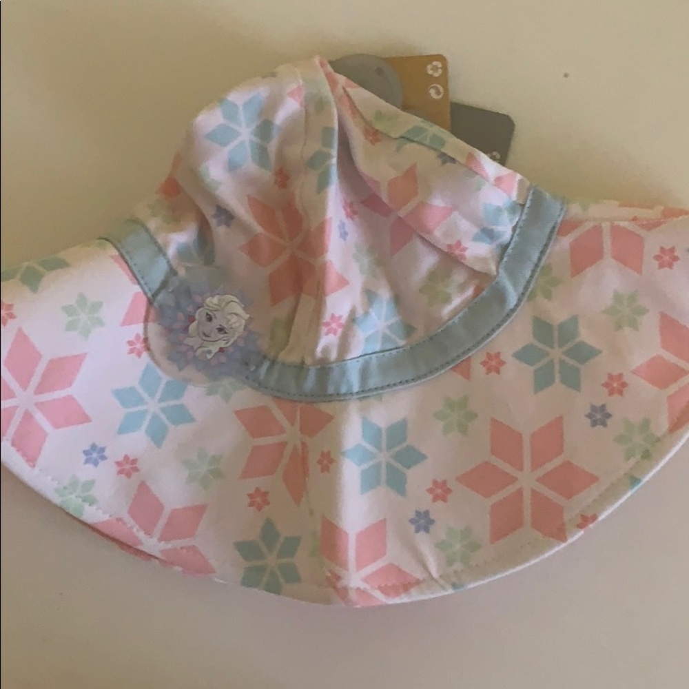 Disney Store Elsa Girls Sun Hat XS-S 3-6